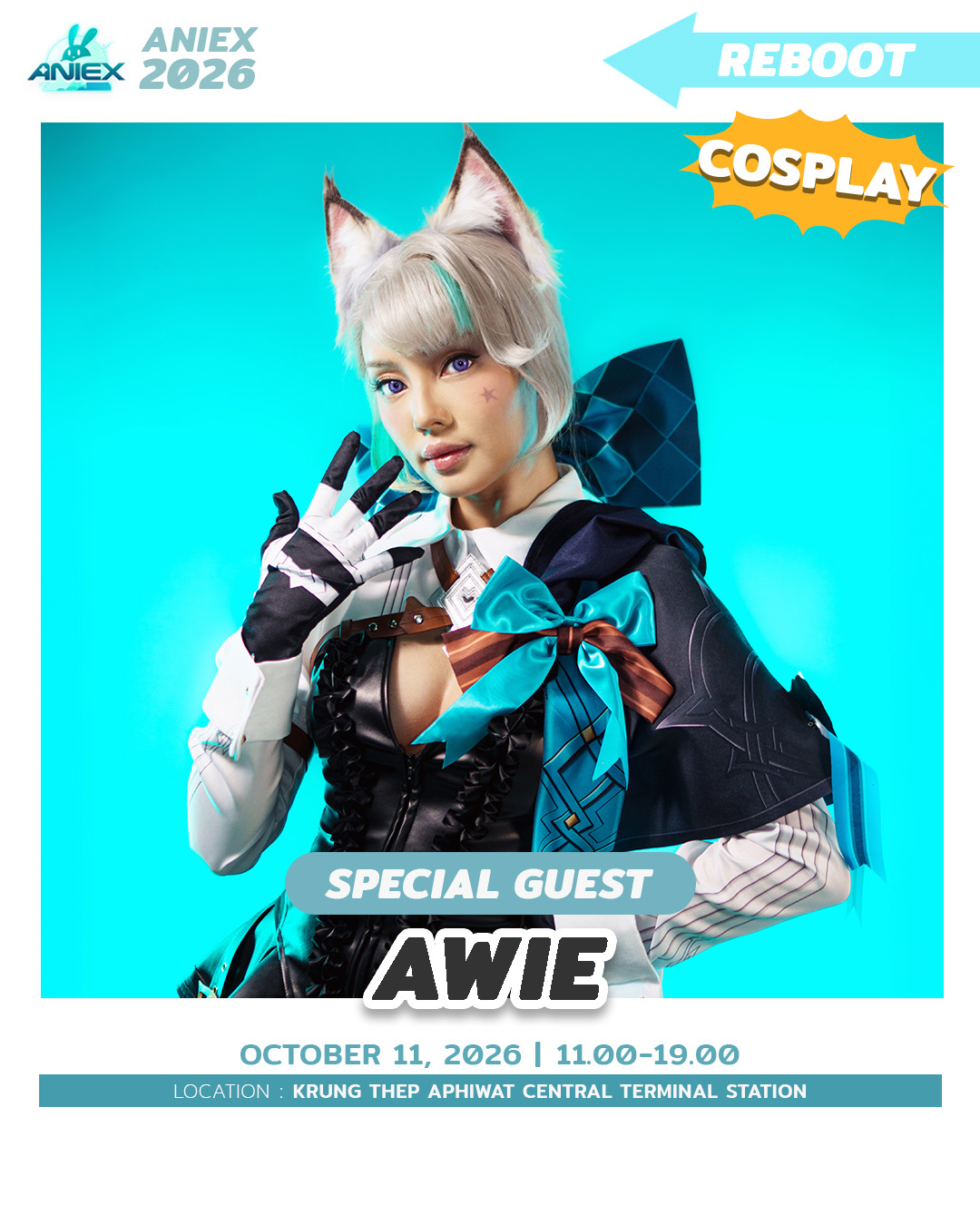 AWIE Cosplay มาพบกับเธอได้ที่ AniEx 2026