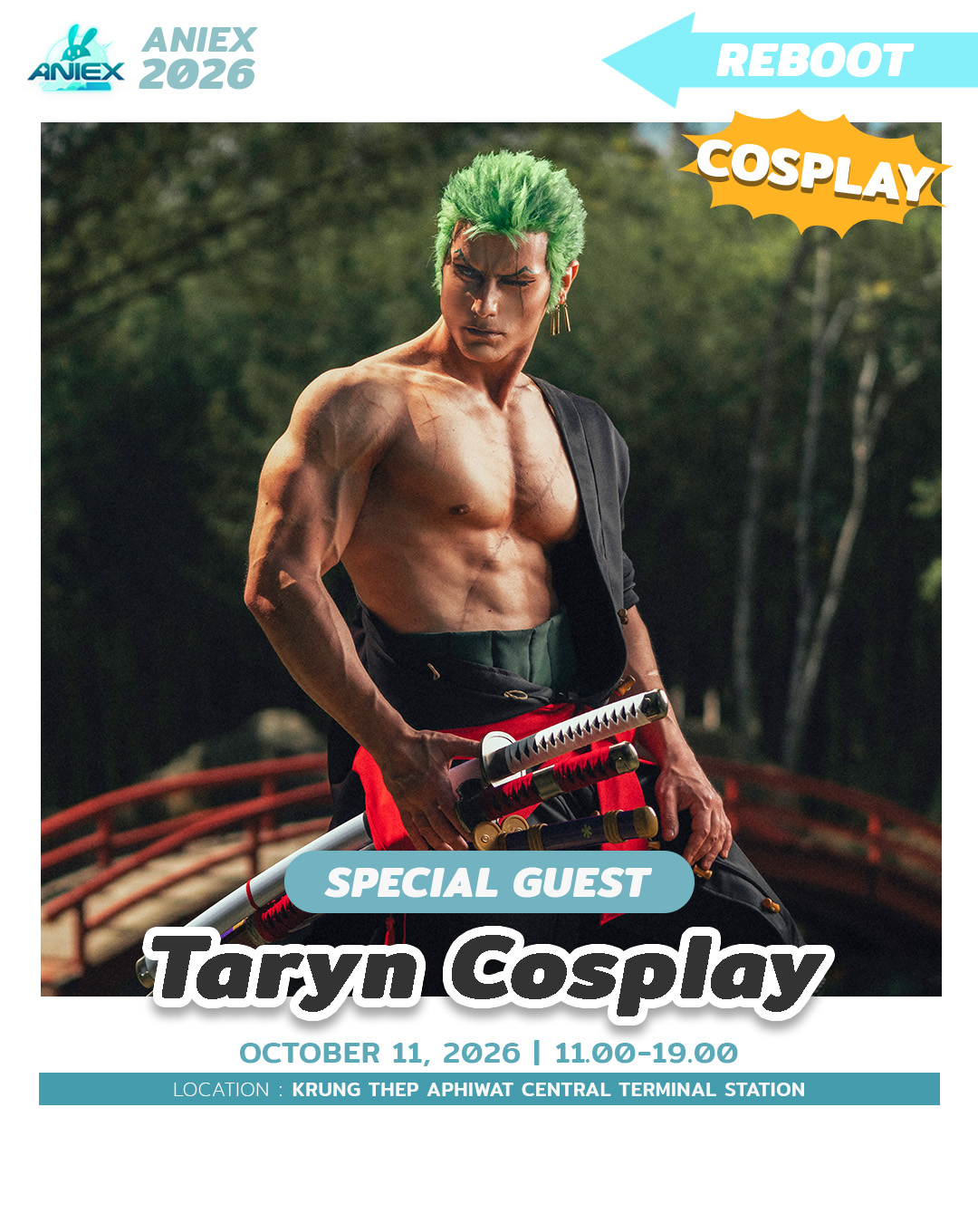 TARYN มาพบกับเขาได้ที่ AniEx 2026